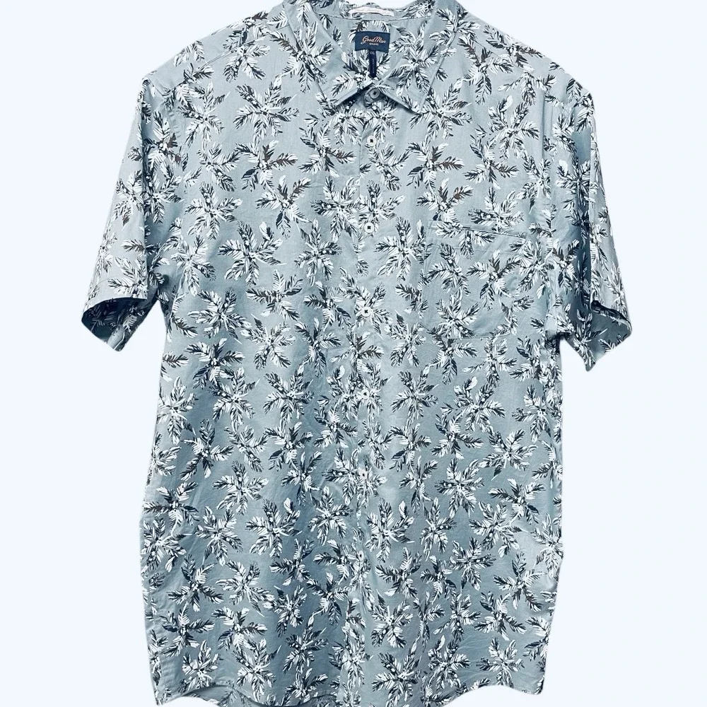 Goodman Brand Short Sleeve Palm Tree Camp Shirt Men's XXL - Picture 4 of 7